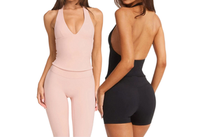 New Hot Quick Dry Gym Fitness Sport Running Athletic Workout Custom Logo Yoga Vest Tank Top Women and Pants
