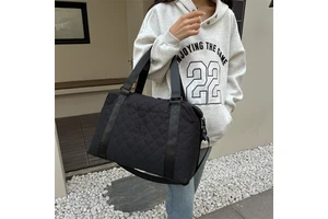 Unisex Lightweight Oxford Waterproof Gym Bag Polyester Fashionable Dry Wet Separate Fitness Handbag Women's Short-Distance
