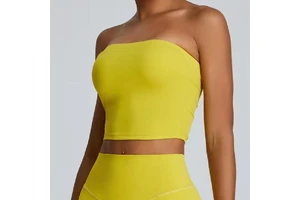 Seamless Womens Spaghetti Strap Sportswear Gym Yoga Sports Crossed Back Tops Bra Fitness for Women women's gym tank top