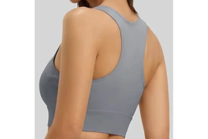 High-Elastic Breathable Backless Sports Bra With Straps For High Support Eco-Friendly Yoga Top Wear For Women