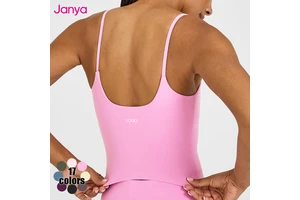 Janya Sexy Breathable Sleeveless Design Running Athletic Sports Tops New Gym Fitness Yoga Classic Backless Tank Top For Women