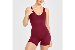 Women High Support Sports Bra Backless Yoga Tank Seamless Sculpt Gym Running Fitness Activewear Top
