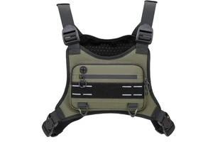 Sports Chest Bag for Men Women Water Resistant Lightweight Front Chest Pack Running Vest Bag With Extra Storage for Workouts