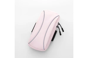 JOYTREKER PU Reflective Top Quality Adjustable Arm Band Holder Bag Outdoor Sport Breathable Running Mobile Arm Bag