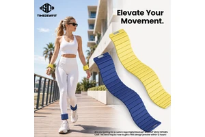 Ankle Wrist Weighted Bangles with Magnetic Adjustable Wearable Wrist Weights Bracelets for Daily Movement Walking Yoga Exercise