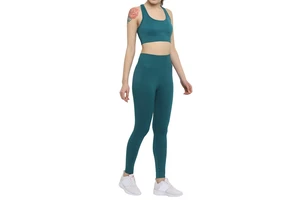 Cheap Price Custom Women Yoga Set Solid Plus Size High Quality Two Piece Sportswear Gym Training Customizable OEM