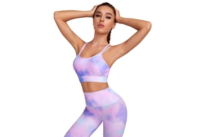 OEM Women's Active Wear Supplier High Waist Yoga Pants Plus Size Leggings for Fat Women Plus Size Sports Bra Legging Set