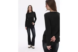 Wholesale Women's Casual Solid Quick Dry Breathable Yoga T-Shirts Naked Feeling Soft Compressed Long Sleeve Loose Fit Running