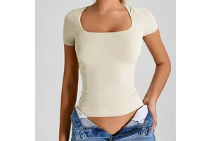 Custom Contrast Color Yoga Wear Nude Feel High Stretch Nylon Spandex Women's Gym Sets Beautiful Back Tight women's gym tank top