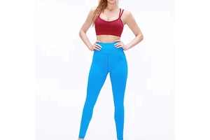 Women's Solid Pattern Yoga Top Deep V-Neck Sports Bra Softy Design Front Logo Elastic Waist Closure Four-Way Stretch