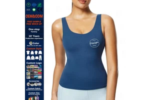 Wholesale Tight Exercise Fitness Street Wear Sweat-Wicking 180gsm Jersey Tank Top Women Yoga Comfy Sexy Backless Yoga Tank Top