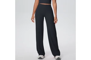 High-waisted full-length tucking yoga pants