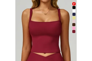 FANCO High-Quality Double-Strap Yoga Vest Nude Quick-Drying Breathable Tank Top Women Outdoor Running Sports Bra Fitness Clothes