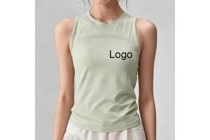 Women's Seamless Sleeveless Tank Tops Breathable Athletic Yoga Running Daily Shirts Racerback Design For Workout Active Tops