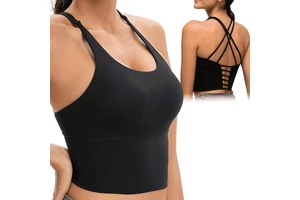 Women's Seamless Yoga Sets Breathable Quick-Drying Stretch Soft Sportswear Tank Tops and Running Gym Fitness Sports Bra