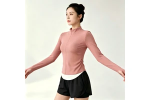 Custom Logo 2-Piece Yoga and Fitness Top for Women, Casual Vacation Slimming Sports Shirt, Quick Dry Activewear nylon