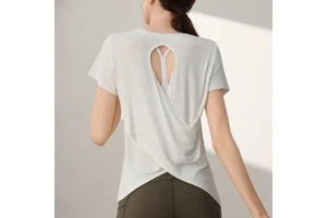 For Breathable Beautiful Back Sports Top Short Sleeve Women's Running Training Pilates Fitness Sexy Blouse Yoga T-Shirt Summer