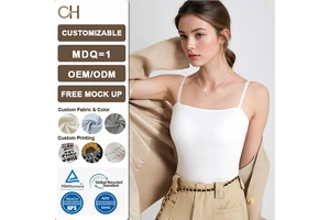 Women Summer Thin Camisole With Built-in Bra, Square Neck Back Beauty Seamless Layering Tank Top For Outerwear Y2K Sleeveless