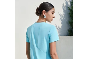 XW-DX-5029 Yoga Suit Fitness Clothes Activity Wear Sport Lightweight Casual T Shirt Short Sleeved Crop Workout Women Tops