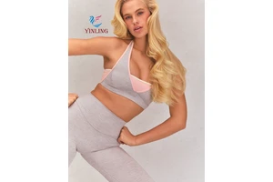 Latest Design Custom Yoga Wear Wholesale Sexy Fashionable Custom Long Sleeve Workout Clothing Fitness Yoga Sets