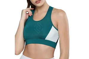 Women's Gym Yoga Fitness Sports Bra Padded Seamless Push up Breathable Custom Design Front Logo High Quality
