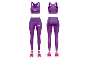 Top Trending Girls Compression Gym & Yoga Wear New Hot Sale 2 Pieces Gym Wear for Women Custom High Quality Women's Activewear