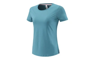 Wholesale Running Fitness Tshirts for Women Custom Quick Dry Ladies Sports Gym Yoga Top Women's T-shirts