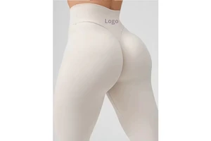 Custom Spandex Sportswear Women High Waist Yoga Pants Gym Workout Tight Fitness Clothings Butt Lift Yoga Plus Size Leggings