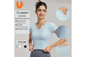 Yoga Shirts High Elastic Lightweight Yoga T Shirt Women's Sportswear Breathable Comfortable Gym Fitness Women Yoga T Shirt
