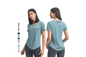 Xsunwing Wholesale Recycled Sustainable Eco Friendly Fitness Yoga Wear Gym Activewear Top Seamless Sportswear Women Sport Shirts