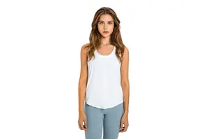 TP81805 Factory Comfortable Basic Vest Sleeveless Custom Logo Wholesale Fitness Workout Gym Sportswear OEM Sport Yoga Women Vest