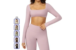 Mapleridge Japan: Longline Sports Bra Built on Cotton/Spandex Brush Back Fleece
