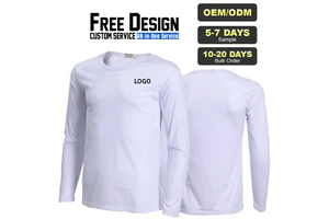 Custom Logo Printing Modal Fabric Long Sleeve T-shirt For Men Women Children Quick Dry Breathable Moisture Wicking Tee Shirts