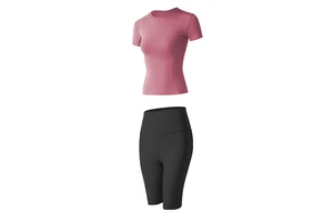 2025 Women's Gym Running XXL Size Tshirt New Style Casual Breathable Nylon Spandex Lightweight Short Sleeve Comfortable