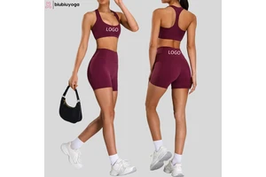 Women's Lightweight Breathable High for Sports Bra Anti Shock Cross Back Yoga Top Quick Dry Lifting Support Running Gym