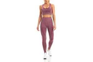 New Arrival Hot Sale Women Sports Suits Exercise Yoga Bra & Leggings Pants Sets Gym Outfits Women's Yoga Two Piece Set Female