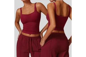 Custom Logo Tight-fitting Yoga Vest, Quick-drying Fitness Clothes, Wear All-match Running Beautiful Back Sports Underwear