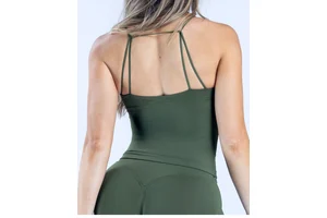 2016 Women's New Seamless Cross-border Spandex/Nylon Yoga Vest Elastic Quick-drying Breathable Solid Sports Top