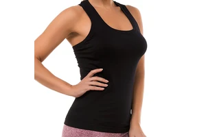 Women athletic tank top soft stretch sleeveless fitness top for gym yoga running sports and all day comfort