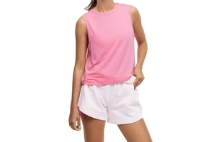 Women Sleeveless Casual Tank Top Lightweight Breathable Loose Fit Summer Shirt for Gym Yoga Workout Activewear Supplier