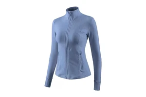 Outdoor Cycling Women's Sports Fitness Breathable Lightweight Windproof Running Yoga Top Long Sleeve Jackets