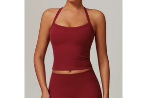 BX8519 Manufacture Wholesale Custom logo Sport tank Top Trending Colors Nylon Spandex 4-way Stretch Quick Dry Yoga Pilates Wear