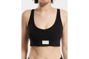 RTS Women Sports Wear Seamless Vest Cross Back Breathable Gym Yoga Bras High Solid Color Sleeveless Women Sports Bra