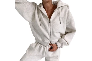 New Fashion Hot Sale Apparel Women White Yoga Jackets Long Sleeve Crop Top Hoodies for Women