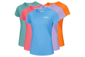Quick Dry Lightweight Aesthetic Yoga Top Tshirt for Women Custom Logo Women's Sport Gym Wear T-Shirts