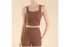 High-end Breathable for Solid Sports Vest for Women Slim-fit Yoga Top T-shirt Sleeveless Summer Cover-up for Running Fitness