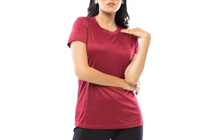 Latest Design Women's Summer Athletic T-Shirts-Low Price Premium Quality Short Sleeve Quick-drying Breathable Button