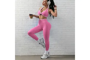 OEM/ODM Sports Seamless Custom Women's Summer Casual Breathable Workout Ribbed Square Neck One Piece Tank Top Yoga