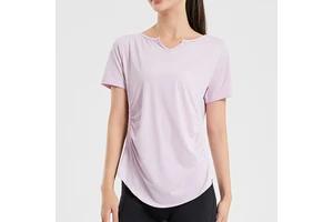 Plus Size Activewear Sports T Shirt Causal Fitness Short Sleeve Yoga Top Workout Athletic Gym Shirt