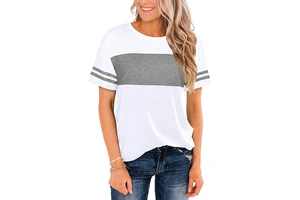 Women's Regular Fit Short Sleeve T-Shirts Spandex/Cotton Casual Shirt Plus Size Customized Colors Designs Quick Dry Breathable